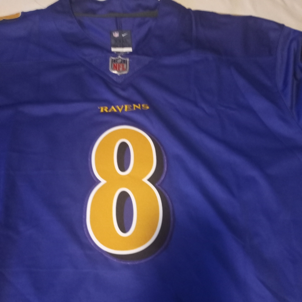Lamar Jackson #8 Baltimore Ravens Game Jersey 3XXX